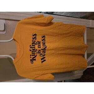 Kindness is not Weakness T-Shirt - by campkatie - Threadless brand - L - EUC
